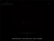 Tablet Screenshot of playeminence.com